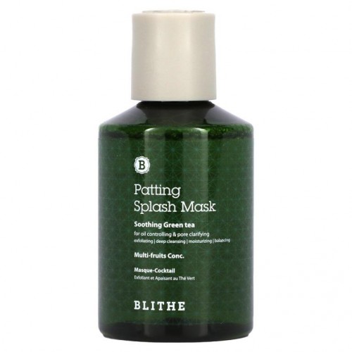Blithe, 패팅 스플래쉬 뷰티 마스크, 수딩 & 힐링 그린티, 150ml(5.07fl oz)