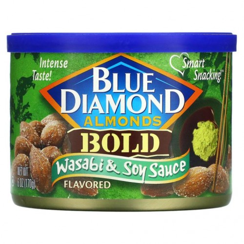 Blue Diamond, Almonds, Bold, Wasabi & Soy Sauce, 6 oz (170 g)