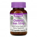 Bluebonnet Nutrition, 킬레이트화 철분, 18mg, 베지 캡슐 90정