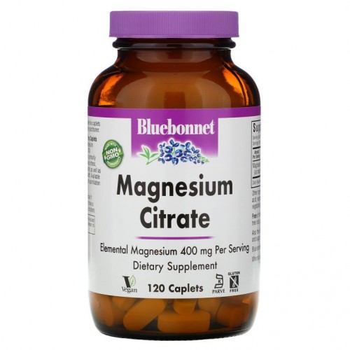 Bluebonnet Nutrition, 마그네슘시트레이트, 400mg, 120정