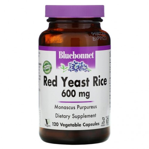Bluebonnet Nutrition, 홍국, 600mg, 베지 캡슐 120정
