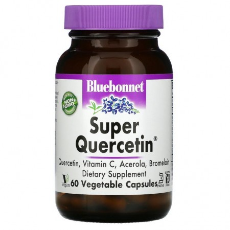 Bluebonnet Nutrition, 슈퍼 퀘르세틴, 베지 캡슐 60정
