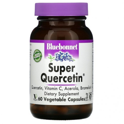 Bluebonnet Nutrition, 슈퍼 퀘르세틴, 베지 캡슐 60정