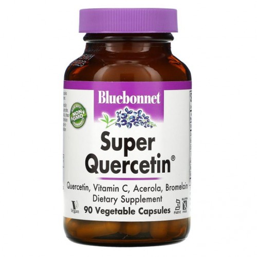 Bluebonnet Nutrition, 슈퍼 퀘르세틴, 베지 캡슐 90정