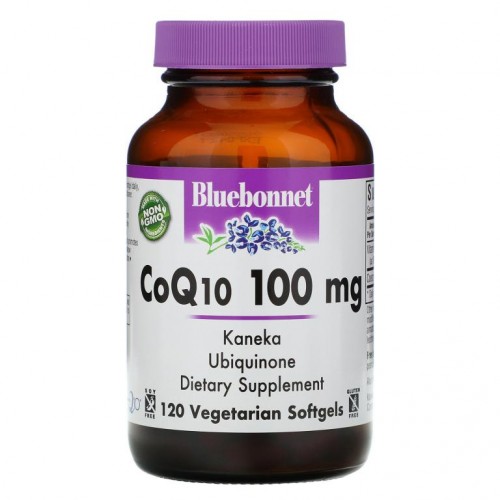 Bluebonnet Nutrition, CoQ10, 100 mg, 120 베지 소프트젤