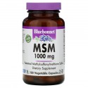 Bluebonnet Nutrition, MSM, 1000 mg, 식물성 캡슐 120정