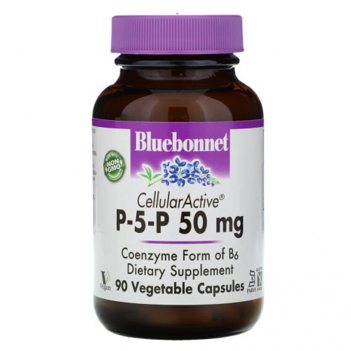 Bluebonnet Nutrition, P-5-P, 50mg, 베지 캡슐 90정