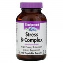 Bluebonnet Nutrition, Stress B-Complex, 100 캡슐(식물성)