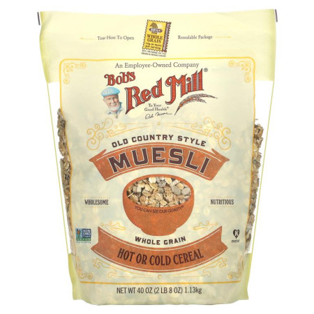 Bob's Red Mill, 뮤즐리, 올드 컨트리 스타일, 통곡물, 1.13kg(40oz)