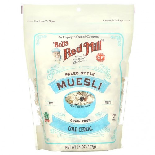 Bob's Red Mill, 뮤즐리, 팔레오 식단, 글루텐 무함유, 397g(14oz)