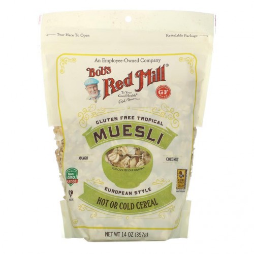 Bob's Red Mill, 뮤즐리, 트로피컬, 글루텐 무함유, 397g(14oz)