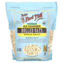 Bob's Red Mill, 유기농, 올드 패션 롤드 오트, 통곡물, 907g(32oz)