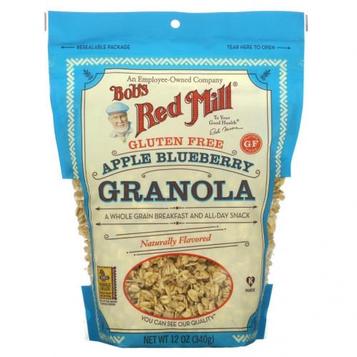 Bob's Red Mill, 글루텐 프리 그라놀라, 애플 블루베리, 12 온스 (340 g)