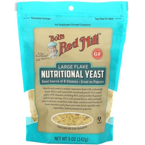 Bob's Red Mill, 큰 입자 영양 효모, 글루텐 무함유, 142g(5oz)