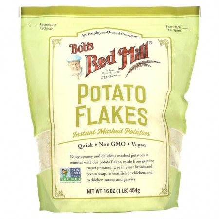 Bob's Red Mill, 감자 플레이크, 인스턴트 으깬 감자, 16 oz (454 g)