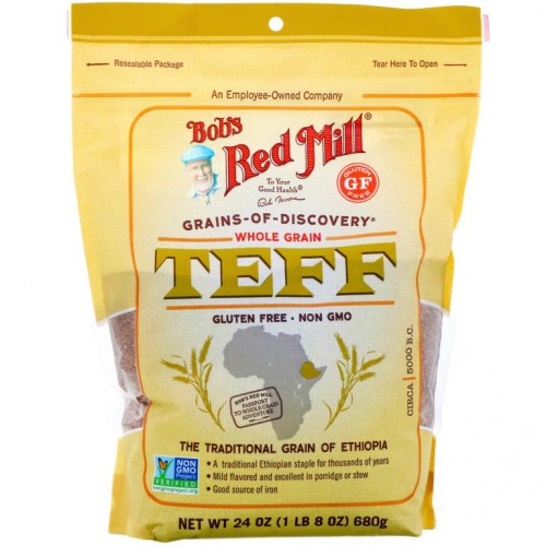 Bob's Red Mill, 테프, 통곡물, 24oz(680g)