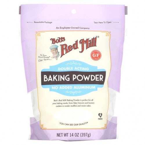 Bob's Red Mill, 더블 액팅 베이킹파우더, 글루텐 무함유, 397g(14oz)