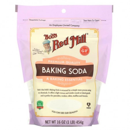 Bob's Red Mill, 베이킹 소다, 글루텐 무함유, 454g(16oz)