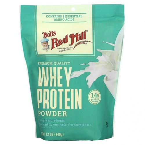 Bob's Red Mill, 훼이 단백질 농축물, 12 온스 (340 g)