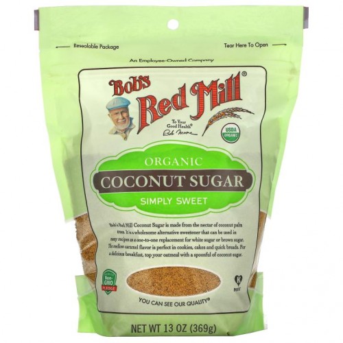 Bob's Red Mill, 유기농 코코넛 슈거, 369g(13oz)