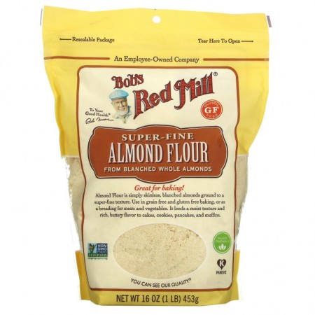Bob's Red Mill, 고운 아몬드 가루, 453g(16oz)