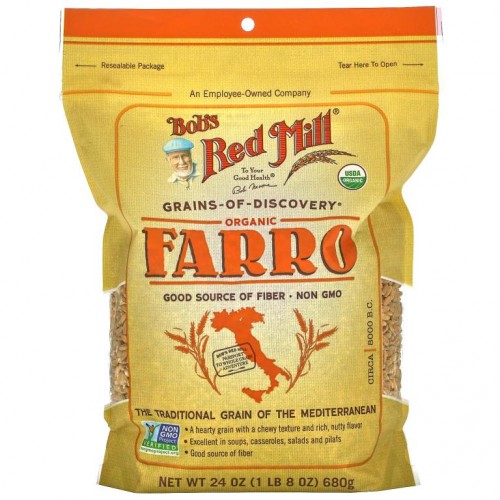 Bob's Red Mill, 유기농 파로, 680g(24oz)