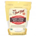 Bob's Red Mill, 스위트 백미 가루, 680g(24oz)