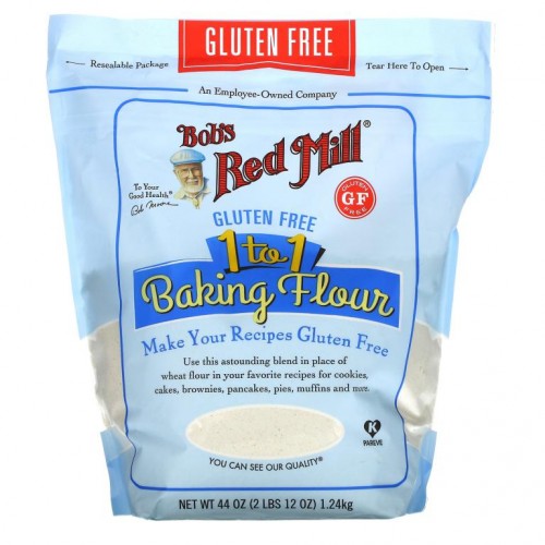 Bob's Red Mill, 1 to 1 Baking Flour, 44 oz (1.24 kg)