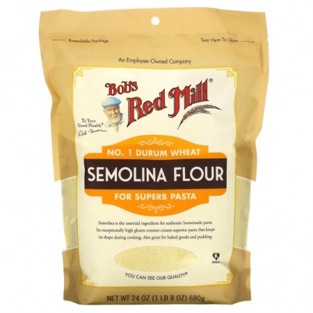 Bob's Red Mill, Semolina Flour, 24 oz (680 g)