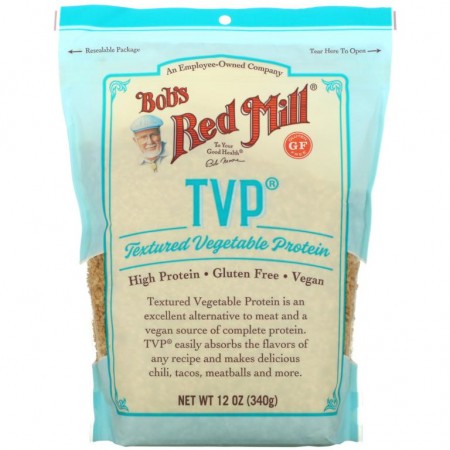 Bob's Red Mill, TVP, 텍스처드 채소 단백질, 340g(12oz)