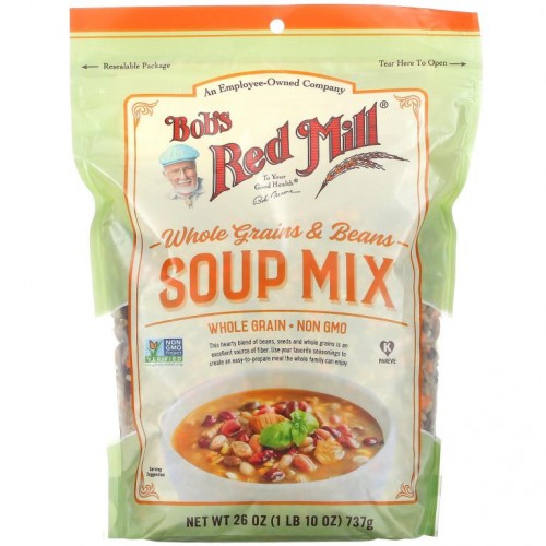 Bob's Red Mill, Whole Grains & Beans Soup Mix, 26 oz ( 737 g)