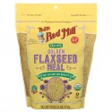 Bob's Red Mill, 유기농 골든 아마씨 가루 16온스 (453 g)