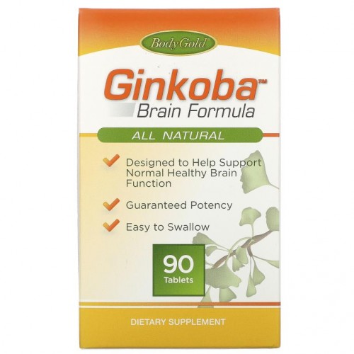 BodyGold, Ginkoba 브레인 포뮬라, 90정