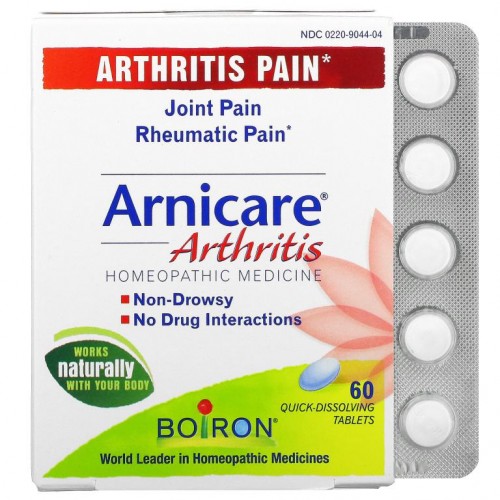 Boiron, Arnicare, 관절염, 60 빨리 녹는 타블렛