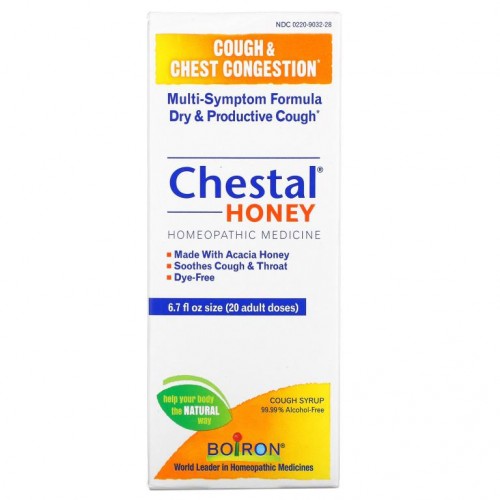 Boiron, Chestal 허니, 기침 및 폐울혈, 6.7fl oz