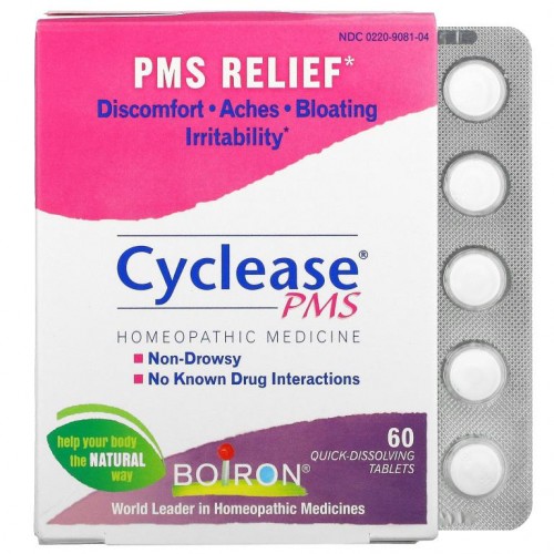 Boiron, Cyclease PMS, 속방정 60정