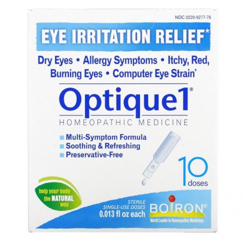 Boiron, Optique 1, 눈 자극 완화, 10회분, 회당 0.013fl oz