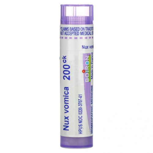 Boiron, Single Remedies, 눅스 호미카, 200CK, 펠릿 약 80정