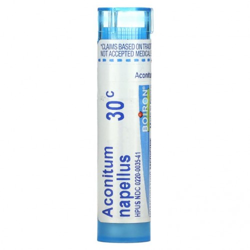 Boiron, Single Remedies, 아코니툼 나펠루스, 30C, 펠릿 약 80개