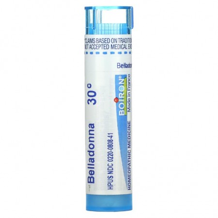 Boiron, Single Remedies, 벨라도나, 30C, 펠릿 약 80개