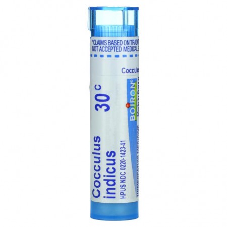 Boiron, Single Remedies, 코큘러스 인디쿠스, 30C, 펠릿 약 80개