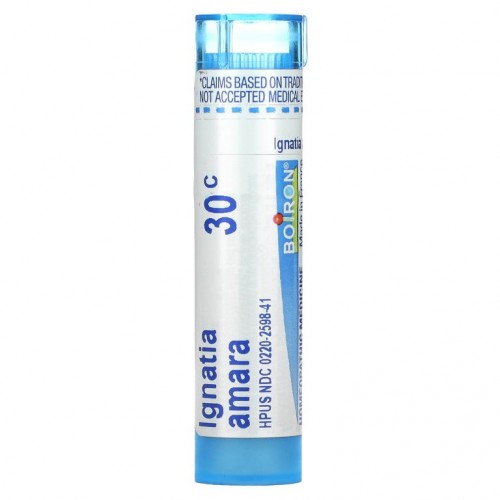 Boiron, Single Remedies, 이그나티아 아마라, 30C, 펠릿 약 80개
