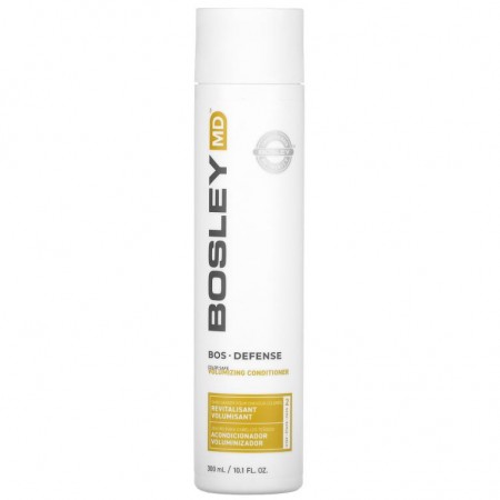 Bosley, Bos-Defense Volumizing Conditioner, Step 2, Color Safe, 10.1 fl oz (300 ml)