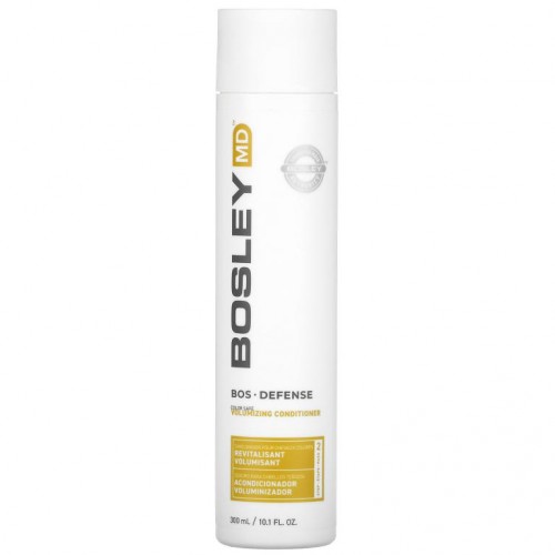 Bosley, Bos-Defense Volumizing Conditioner, Step 2, Color Safe, 10.1 fl oz (300 ml)