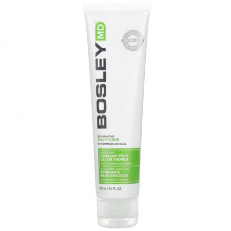 Bosley, Rejuvenating Scalp Scrub With Bamboo Charcoal, 5.1 fl oz (150 ml)