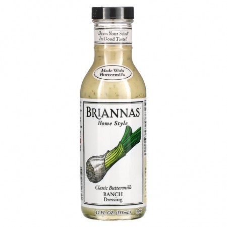 Briannas, Home Style, Classic Buttermilk Ranch Dressing, 12 fl oz (355 ml)