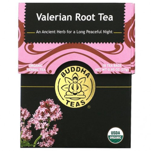 Buddha Teas, Valerian Root Tea, 18 Tea Bags, 0.95 oz (27 g)