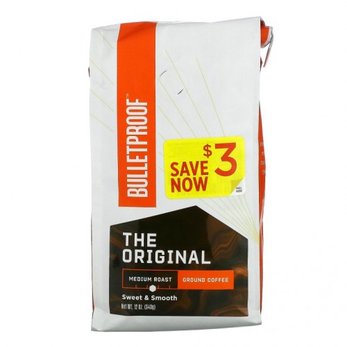 BulletProof, 커피, The Original, 분쇄 커피, 미디엄 로스트, 340g(12oz)