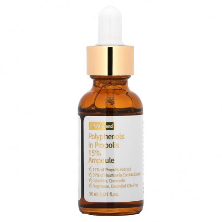 By Wishtrend, 폴리페놀 인 프로폴리스 15% 앰플, 30ml(1.01fl oz)