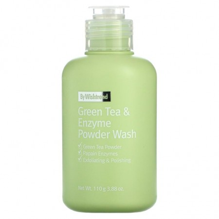 By Wishtrend, 녹차 & 효소 파우더 워시, 110g(3.88oz)